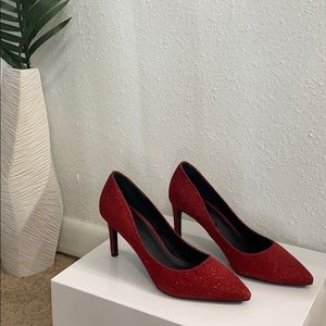 Red shiny H&M Court shoes